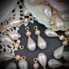 Pearl & Rose AB Swarovski Teardrop Rhinestone Drops – 23mm (2 Pieces)
