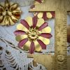 Pink Cat Eye 70s Daisy Flower Pendant - 33mm (1 Piece) - Image 2