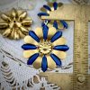 Montana Cat Eye 70s Daisy Flower Pendant - 33mm (1 Piece) - Image 2