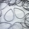 Gunmetal Teardrop Links Frames Connectors - 25mm (20 Pieces)
