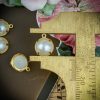 Faux Pearl Round Drops / Charms - 11mm - 4 Pieces - Image 2