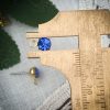 Swarovski Sapphire Blue Earring Studs With Loops - Surgical Steel Post - 5mm stone - 2 pair (4 pieces) - Image 2