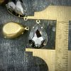 Gorgeous Black Diamond Super Sparkly Teardrop Drops - 21mm - 2 pieces - Image 2