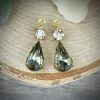 Gorgeous Swarovski Crystal And Black Diamond Teardrop Drops - 23mm - 2 Pieces - Image 3