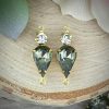 Gorgeous Swarovski Crystal And Black Diamond Teardrop Connectors - 23mm - 2 Pieces - Image 3
