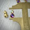 Vibrant Pink/purple/blue/orange Vitral And Swarovski Starlight Drops - 14mm - 4 Pieces - Image 2