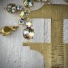 Crazy Cool Swarovski Crystal Ab And Antiqued Or Webbed Looking Metallic Ab Connectors - 18mm - 2 Pieces - Image 2