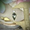 Gorgeous Swarovski Crystal And Black Diamond Teardrop Connectors - 23mm - 2 Pieces - Image 2