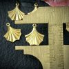 Shell Or Ginkgo Leaf Kind Of Shape Little Drops - 14mm - 6 Pieces - Image 2