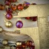 Vintage Dragon’s Breath Fire Opal Little Round Rhinestone Drops - 9mm - 4 Pieces - Image 2