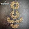 10 Segment Gold Plated Filigree Fan - 43mm - 2 Pieces - Image 4