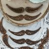 Lovely Double Sided (fold Over) Copper Paisley Stampings- 79mm - 2 Pieces - Image 5