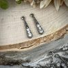 Gorgeous Classy Antique Silver Plated Dangl-y Doo Dangles Encrusted With Swarovski Crystal - 18mm - 1 Piece