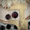 Fun and Funky Dark Siam Ruby Transparent Mellon Connectors in Silver Tone - 18mm - 2 Pieces - Image 2