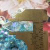 Vintage West German (U.S. Zone) Aqua AB Crystal Ice Glass / Crackel / craquelle Crystal Beads Germany - 8mm - 1 strand of 25 Beads - Image 2