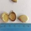 Vintage Raw Brass Oval Locket - 25x18mm - 6 Pieces - Image 2