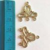 Vintage Silver Plated 3 to 1 Components / Connectors - 20x22mm - 6 Pieces - Image 2