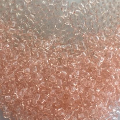 11/0 Vintage TOHO Seed Beads - Transparent Rosaline Pink - 20+ Grams