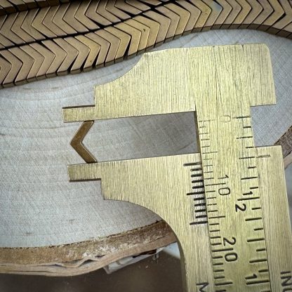 Antique Bronze Colored Hematite Gemstone Chevron Beads - 6mm - Approx. 200 Beads - Image 2
