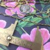 Vintage Raw Brass Bar Chain Diamond Faceted - 11mm and 15mm links - 1 Foot - Image 2