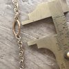 Vintage Brass Soldered Spiral Rope Chain - 4x3mm Links - 1 Foot - Image 2
