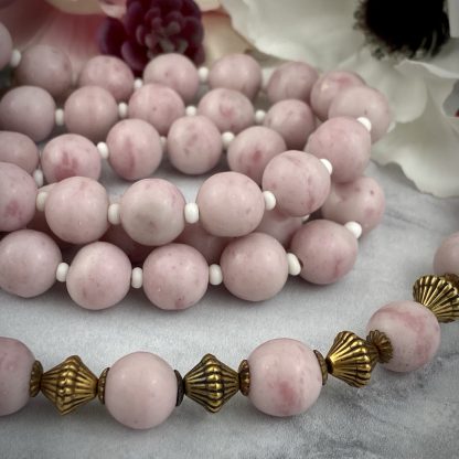 Vintage Antique Brass Metalized Textured Ribbed Bicone Beads Western Germany - 9mm - 25 Beads - Image 5